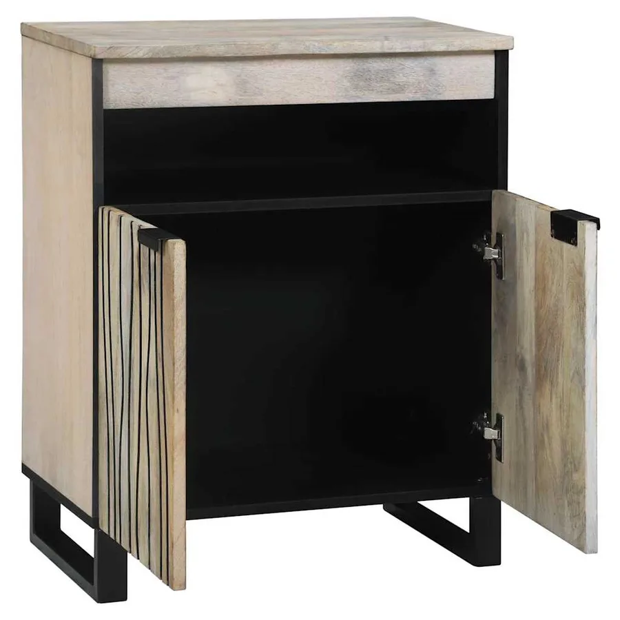 Meubles et étagères de rangement pour médias Blanc et Noir - 2