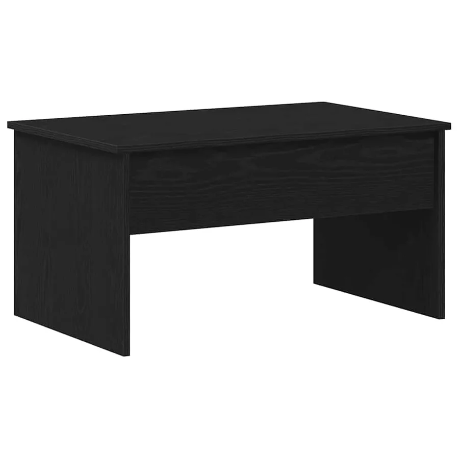 Table basse Chêne noir 80 x 50,5 x 41,5 cm Bois d'ingénierie - 2