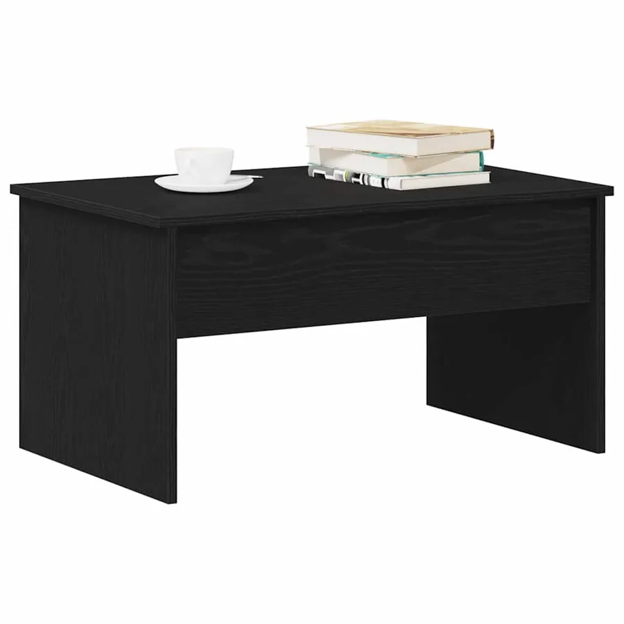 Table basse Chêne noir 80 x 50,5 x 41,5 cm Bois d'ingénierie - 3