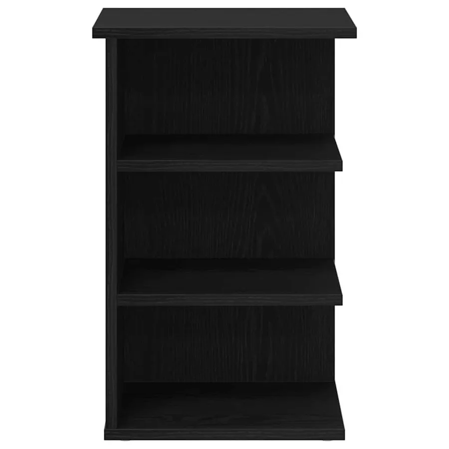 Meuble d'appoint Chêne noir 35 x 35 x 55 cm Bois d'ingénierie - 6