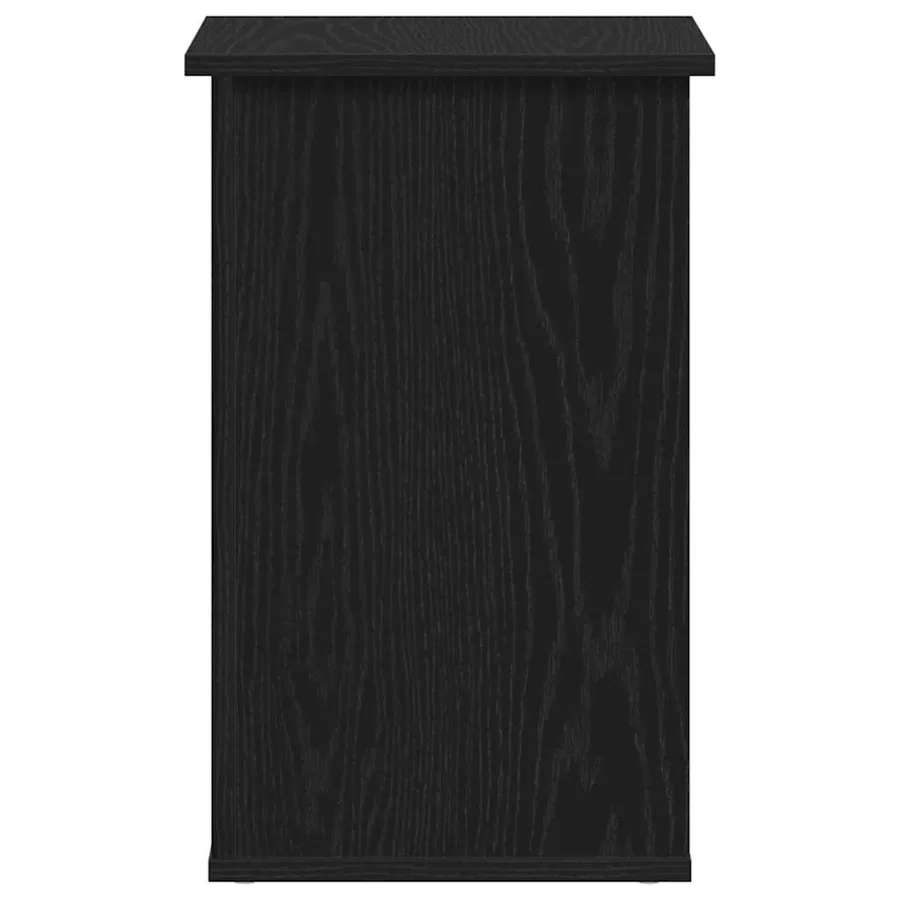 Meuble d'appoint Chêne noir 35 x 35 x 55 cm Bois d'ingénierie - 7