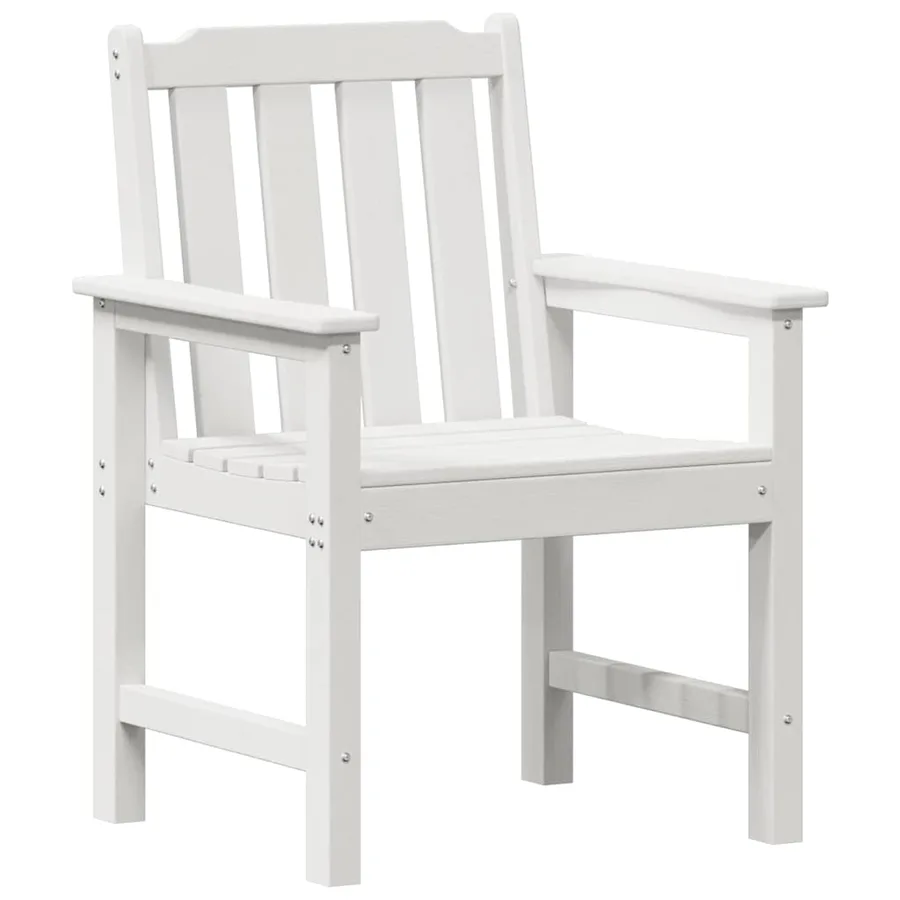 Chaise de jardin 6 pcs Blanc 65,5 x 59 x 88 cm Polyéthylène - 4