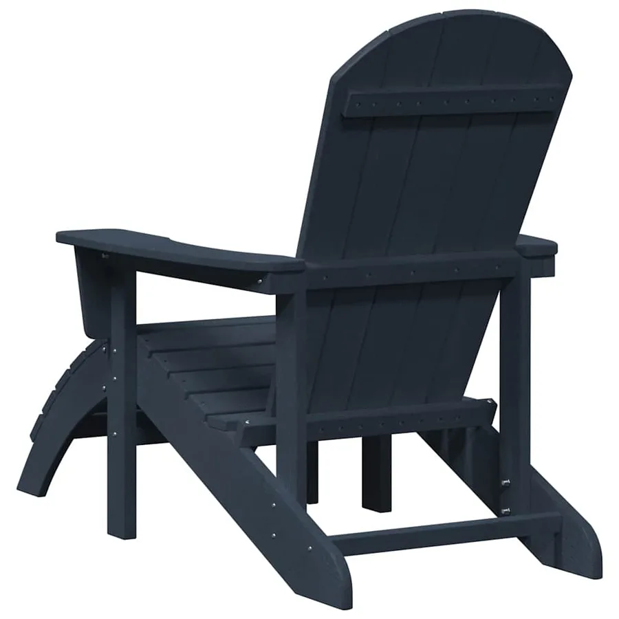 Chaise de jardin 2 pcs Bleu marine 83 x 74 x 92 cm Polyéthylène - 7