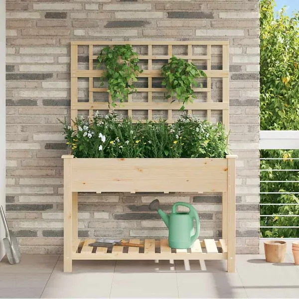 Cache-pot de jardin Beige 115 x 60,5 x 153 cm
