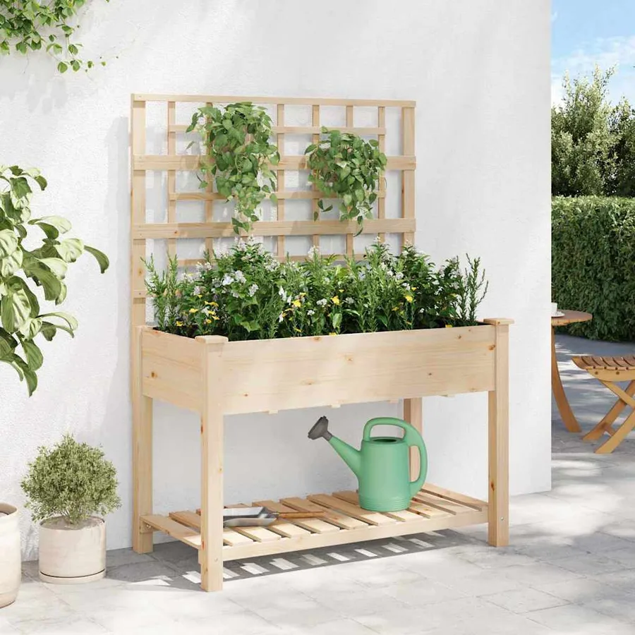 Cache-pot de jardin Beige 115 x 60,5 x 153 cm - 4
