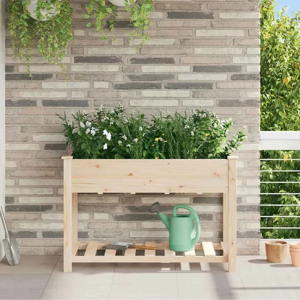 Cache-pot de jardin Beige 115 x 59 x 76,5 cm