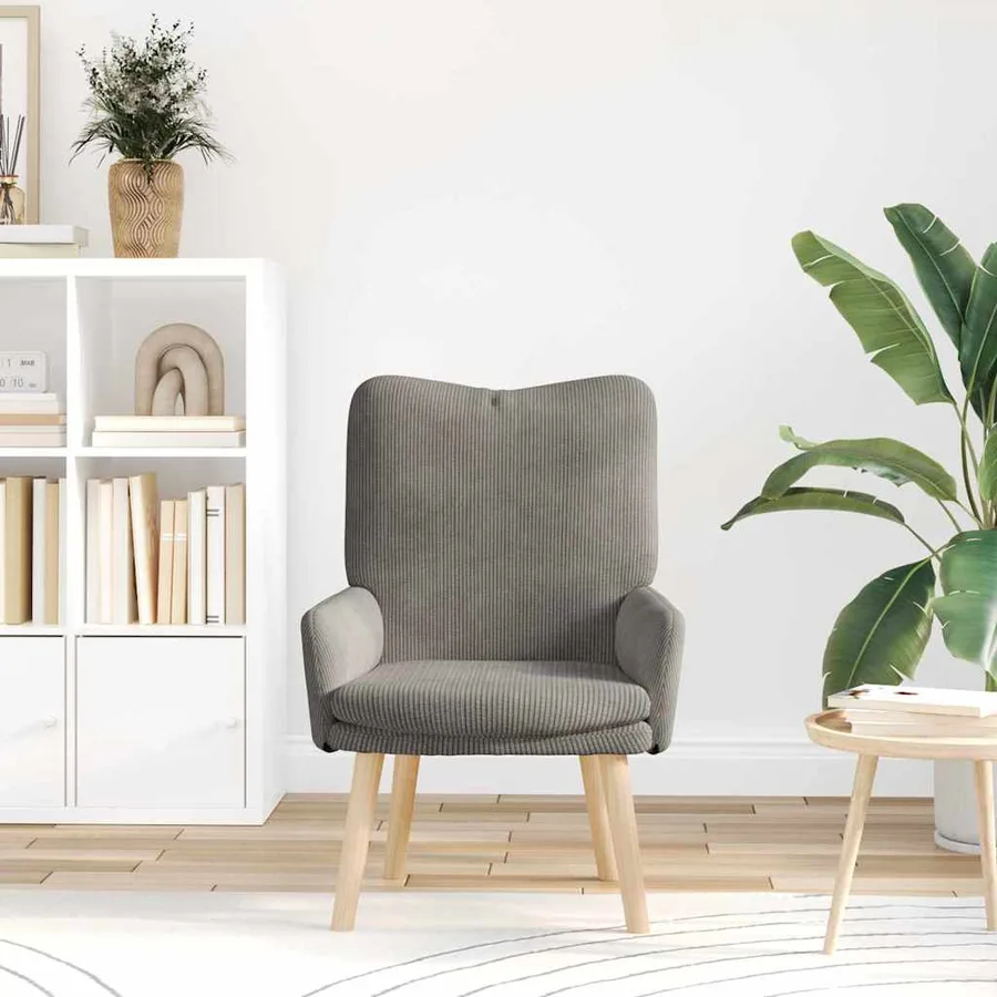 fauteuil Gris clair 63 x 67 x 94 cm tissu - 3