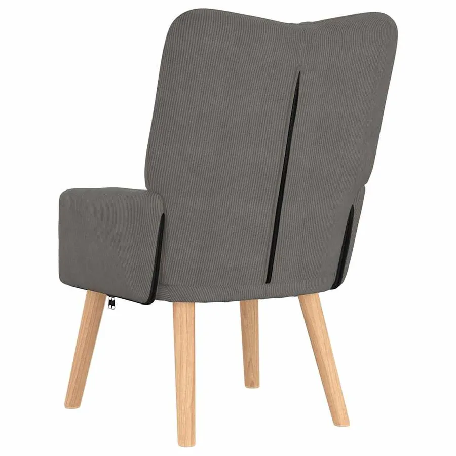 fauteuil Gris clair 63 x 67 x 94 cm tissu - 6