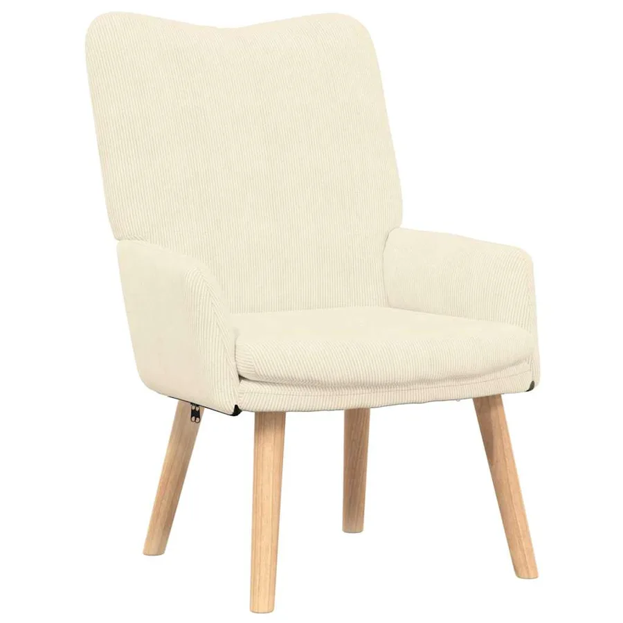 fauteuil Crème 63 x 67 x 94 cm tissu - 2