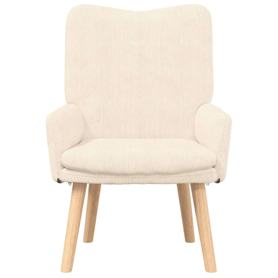 fauteuil Crème 63 x 67 x 94 cm tissu - 4