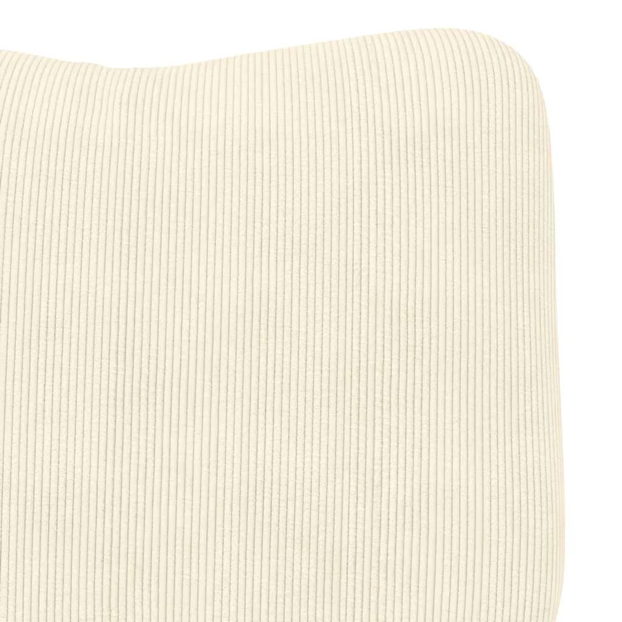 fauteuil Crème 63 x 67 x 94 cm tissu - 7