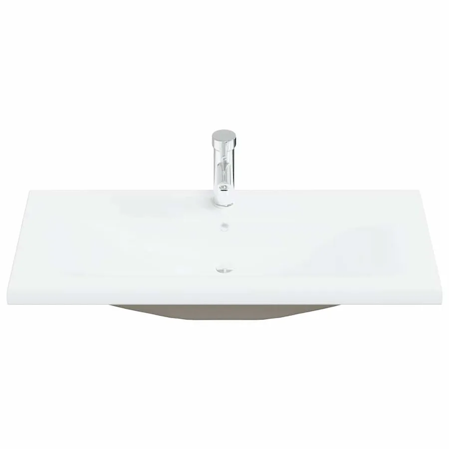 Ensemble de mobilier de salle de bain 4 pcs Chêne noir - 9