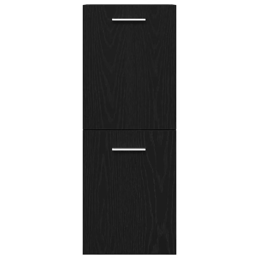 Ensemble de mobilier de salle de bain 3 pcs Chêne noir - 7