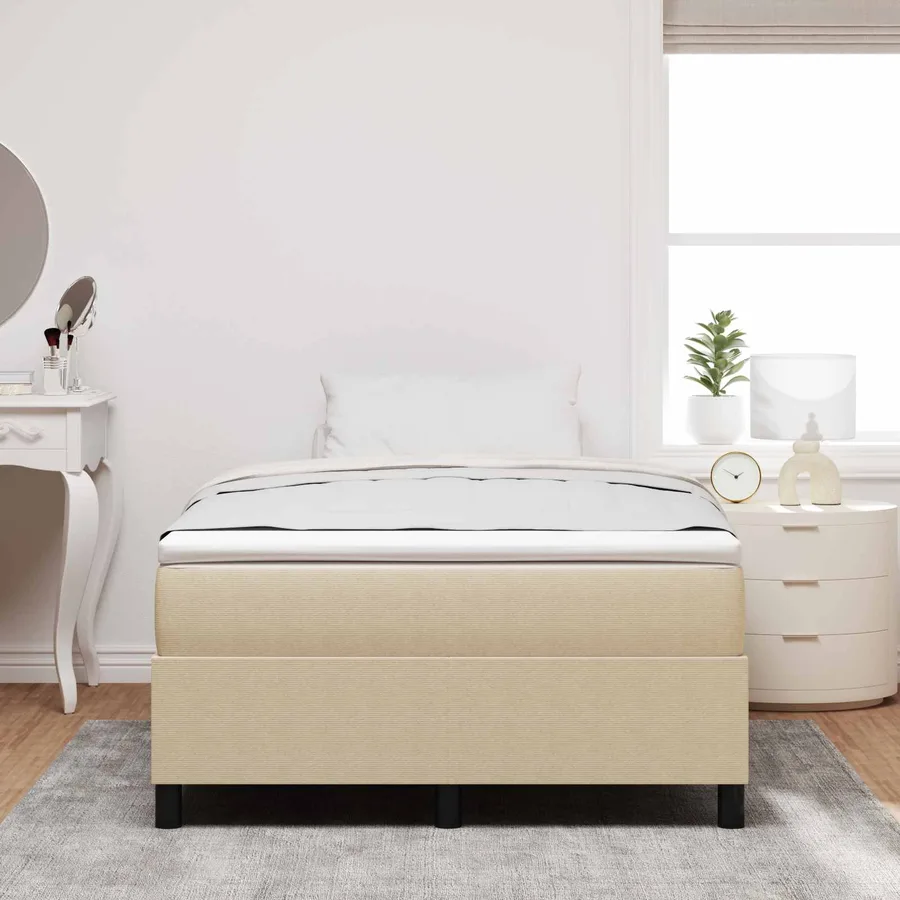 Cadre de lit plateforme Vert gris 120 x 200 cm - 3