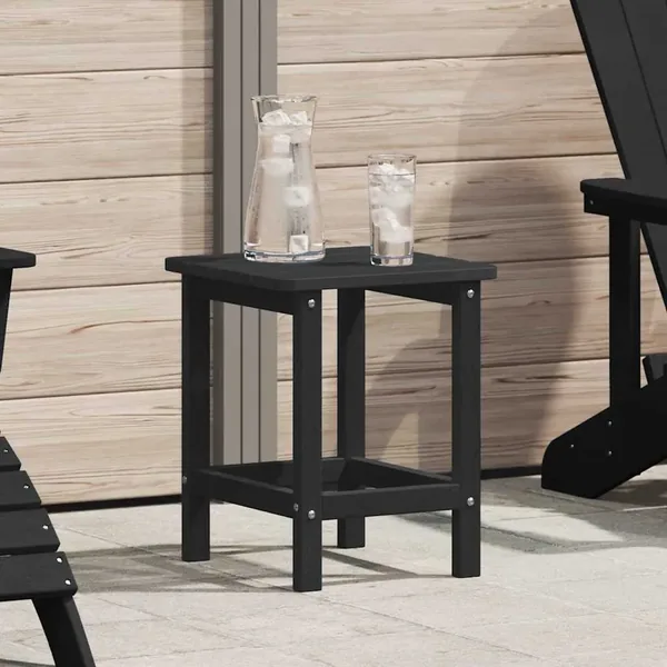 Table d'appoint Noir 38 x 38 x 46 cm Polyéthylène