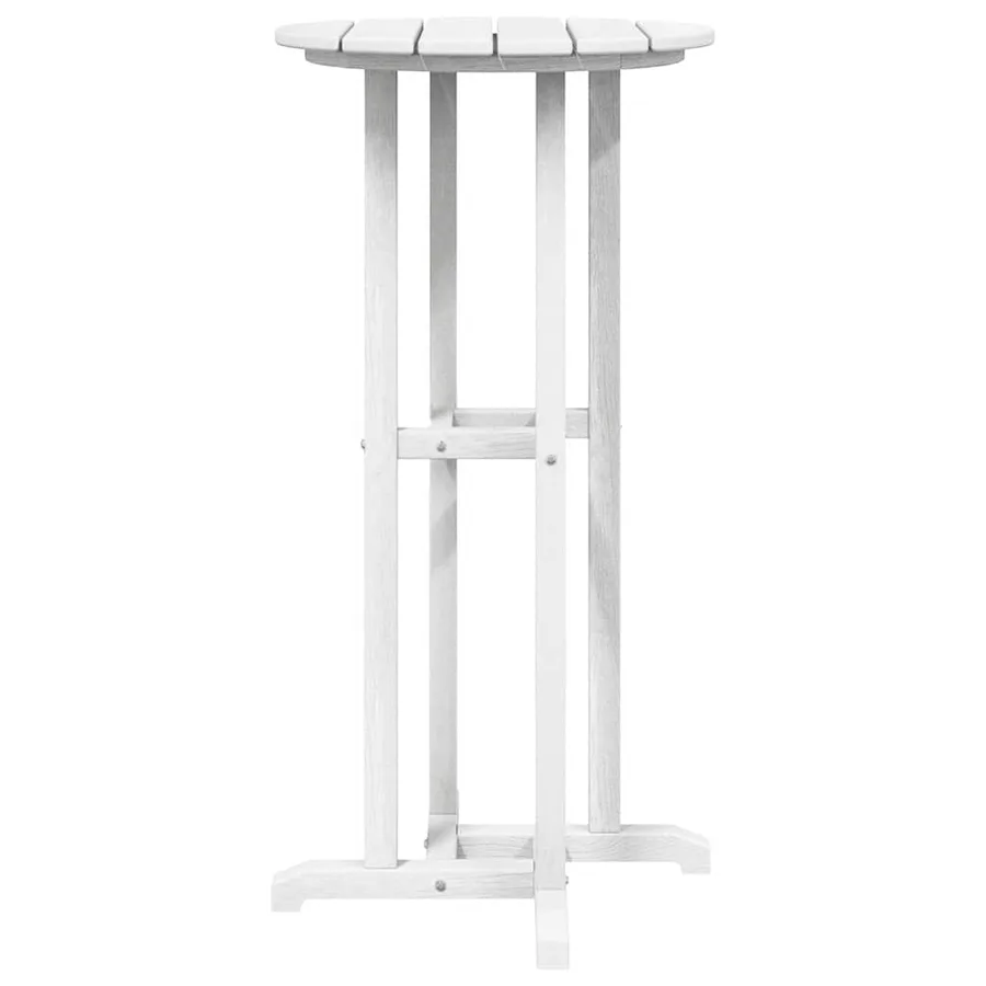 Ensemble de bar de jardin 3 pcs Blanc HDPE - 6
