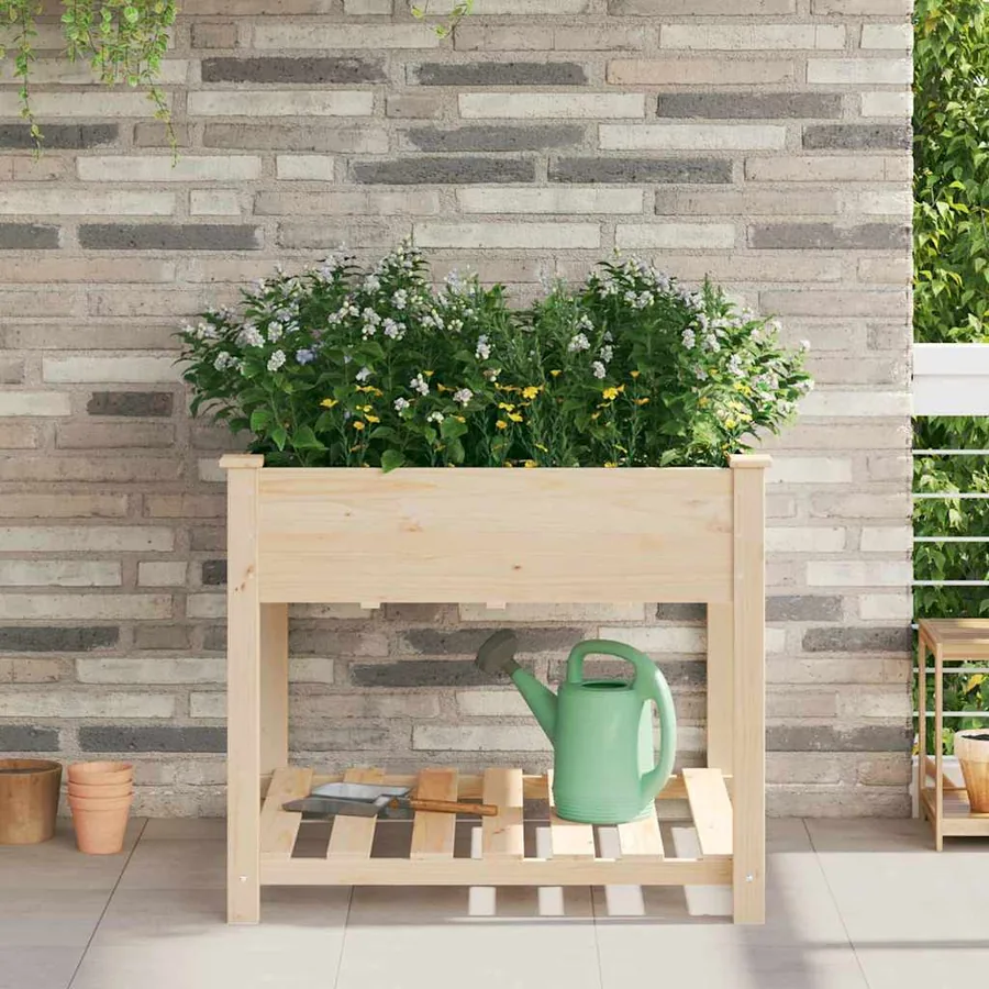 Cache-pot de jardin Beige 90 x 90 x 76,5 cm