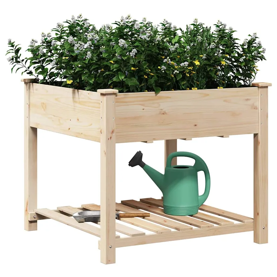 Cache-pot de jardin Beige 90 x 90 x 76,5 cm - 3