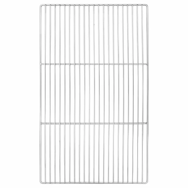 Grille de barbecue Argenté 67 x 40 cm Acier inoxydable
