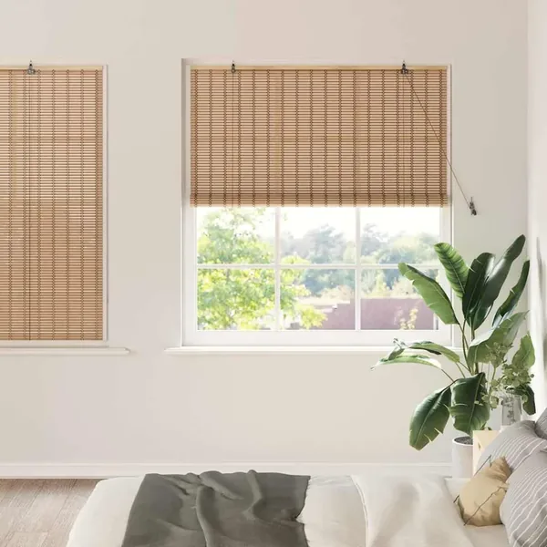 Store enrouleur Nature 140 x 160 cm Bambou