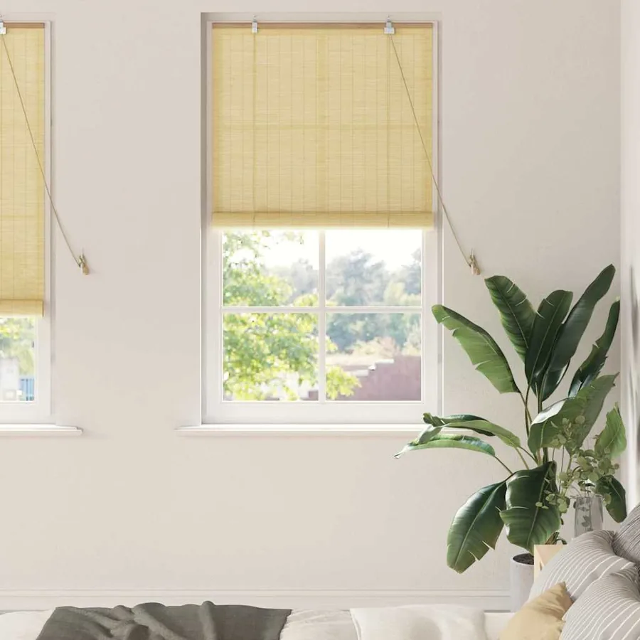 Store enrouleur Nature 80 x 220 cm Bambou