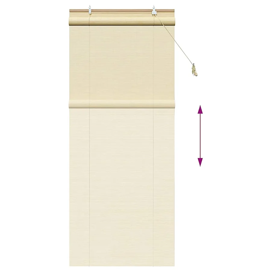 Store enrouleur Nature 80 x 220 cm Bambou - 13