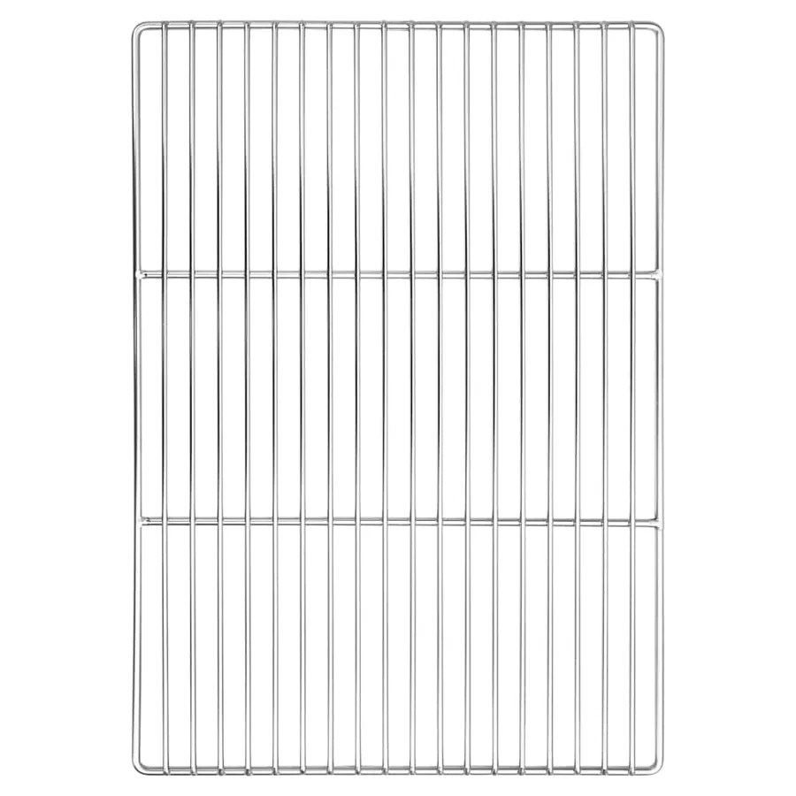 Grille de barbecue Argenté 50 x 35 cm Acier inoxydable