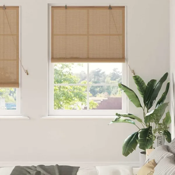 Store enrouleur Marron 120 x 220 cm Bambou