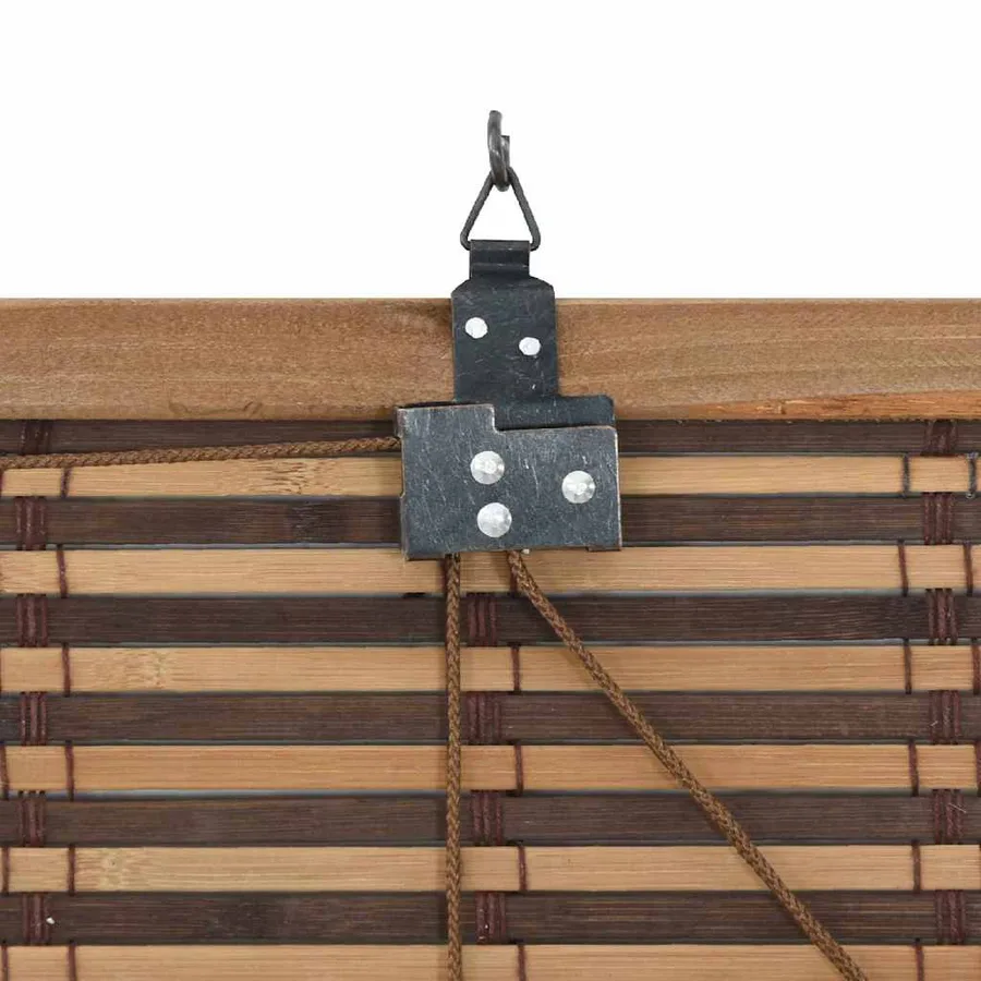 Store enrouleur Marron 110 x 220 cm Bambou - 7