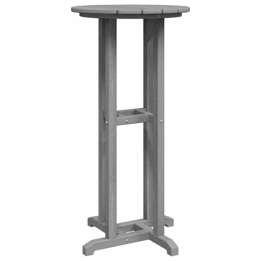 Table de bar Gris clair 55 x 55 x 107 cm Polyéthylène - 7