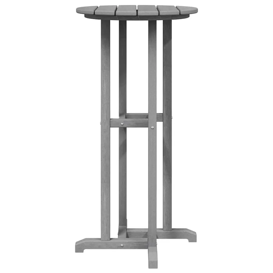Ensemble de bar de jardin 3 pcs Gris clair HDPE - 6