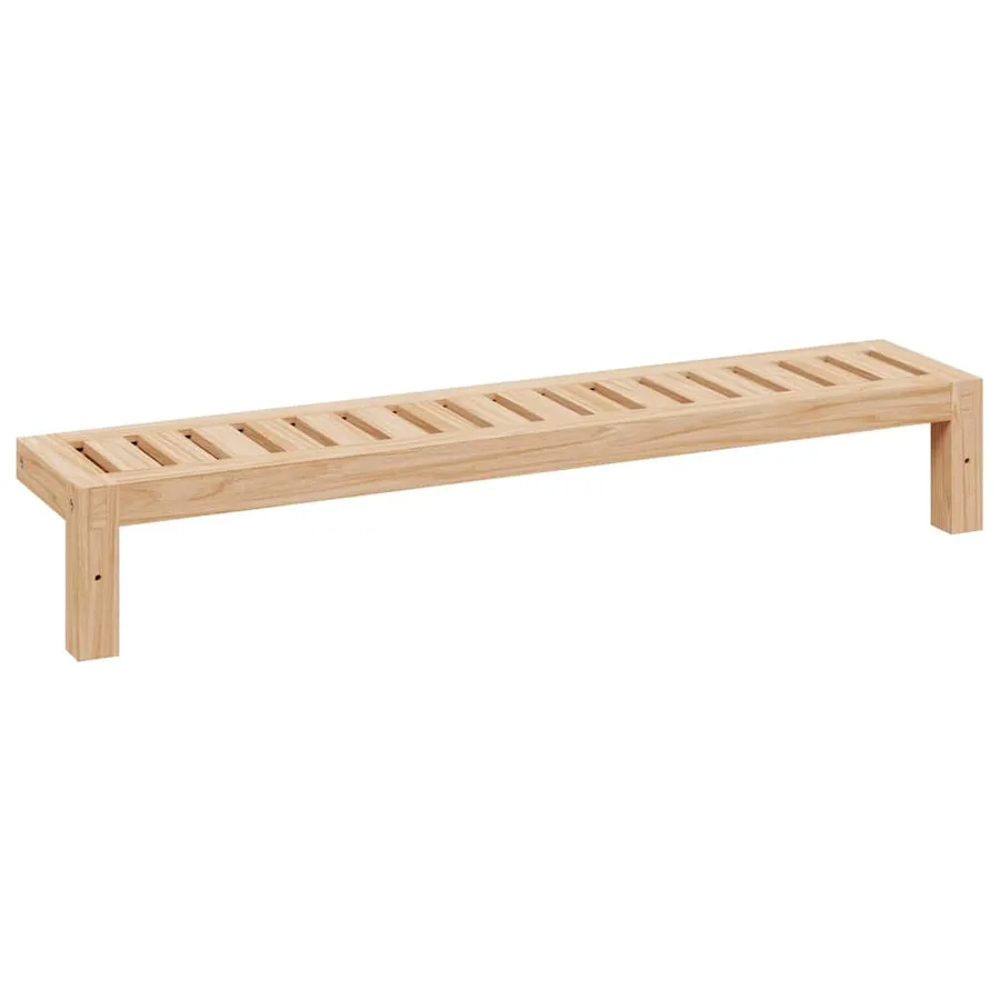 Étagère murale suspendue Naturel 62 x 10 x 12,5 cm - 7
