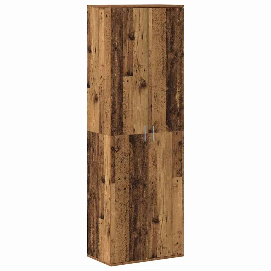 Highboard Bois Ancien 60 x 35 x 180 cm Bois d'ingénierie - 2