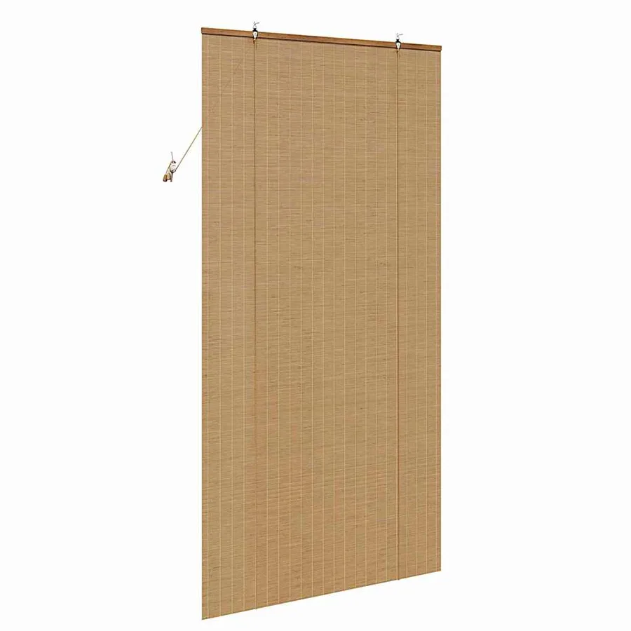 Store enrouleur Marron 110 x 220 cm Bambou - 5