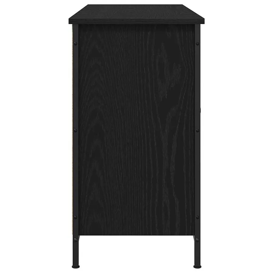 Ensemble meuble TV Montage mural Chêne noir 101 x 35 x 65 cm - 4