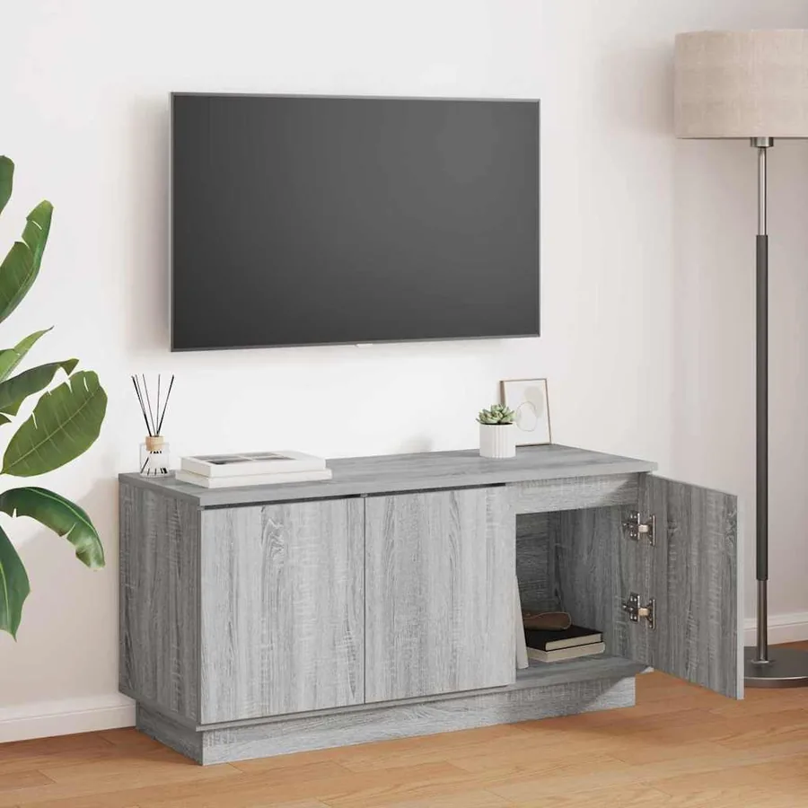 Meuble TV Gris Sonoma 100 x 38 x 49 cm Bois d'ingénierie