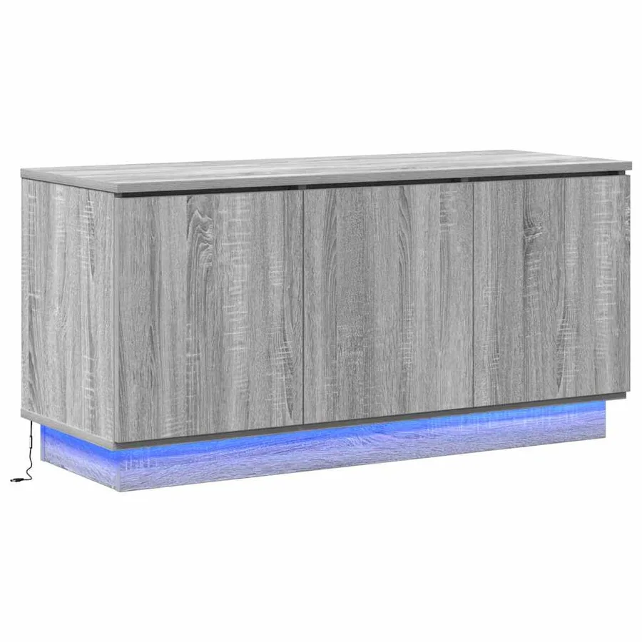 Meuble TV Gris Sonoma 100 x 38 x 49 cm Bois d'ingénierie - 2