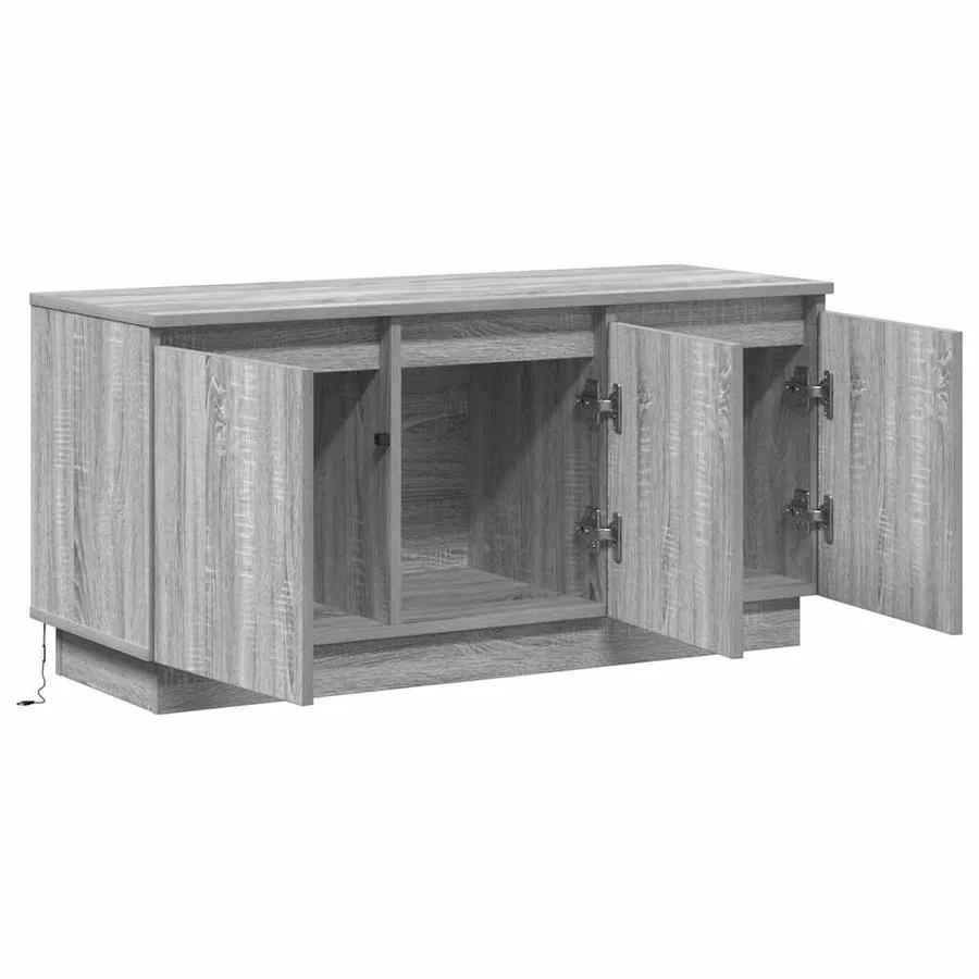 Meuble TV Gris Sonoma 100 x 38 x 49 cm Bois d'ingénierie - 6