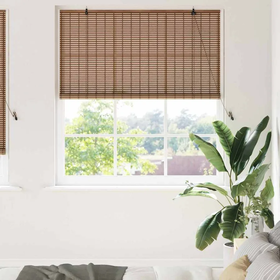 Store enrouleur Marron 150 x 220 cm Bambou