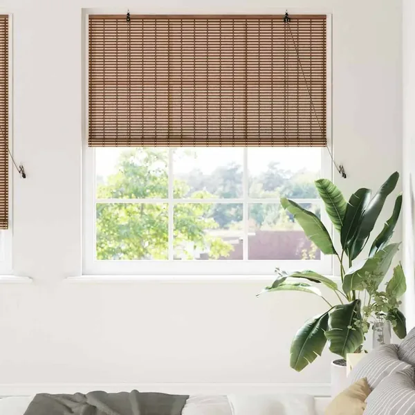 Store enrouleur Marron 150 x 220 cm Bambou