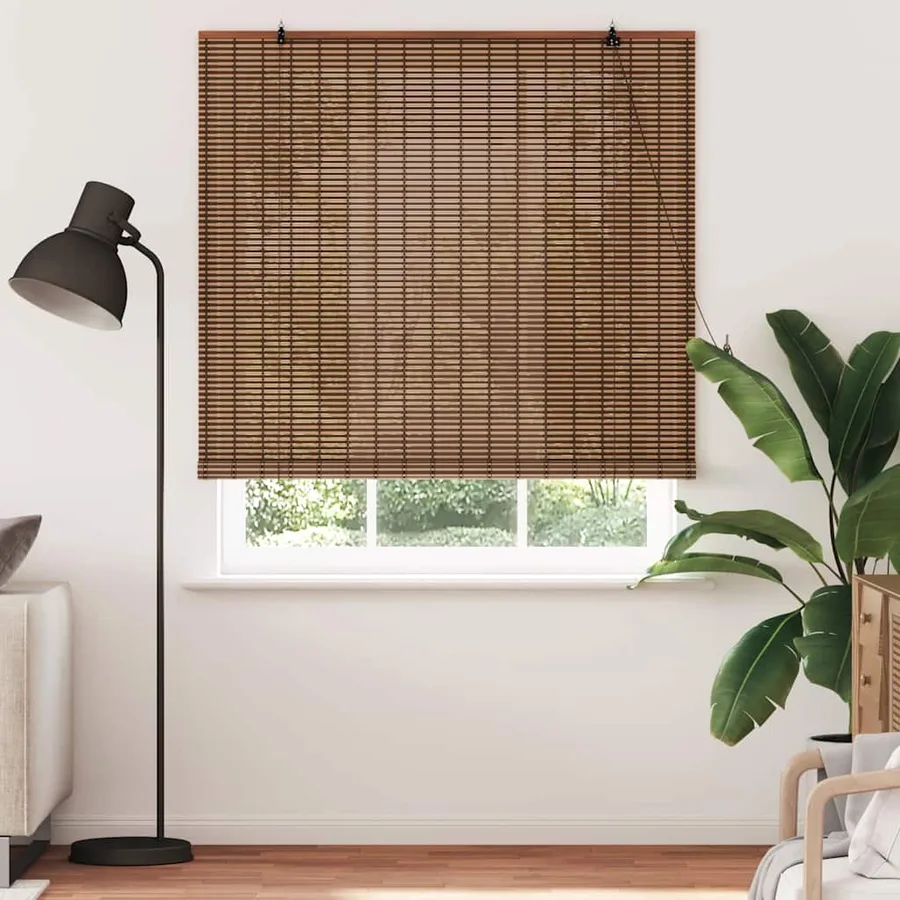 Store enrouleur Marron 150 x 220 cm Bambou - 3