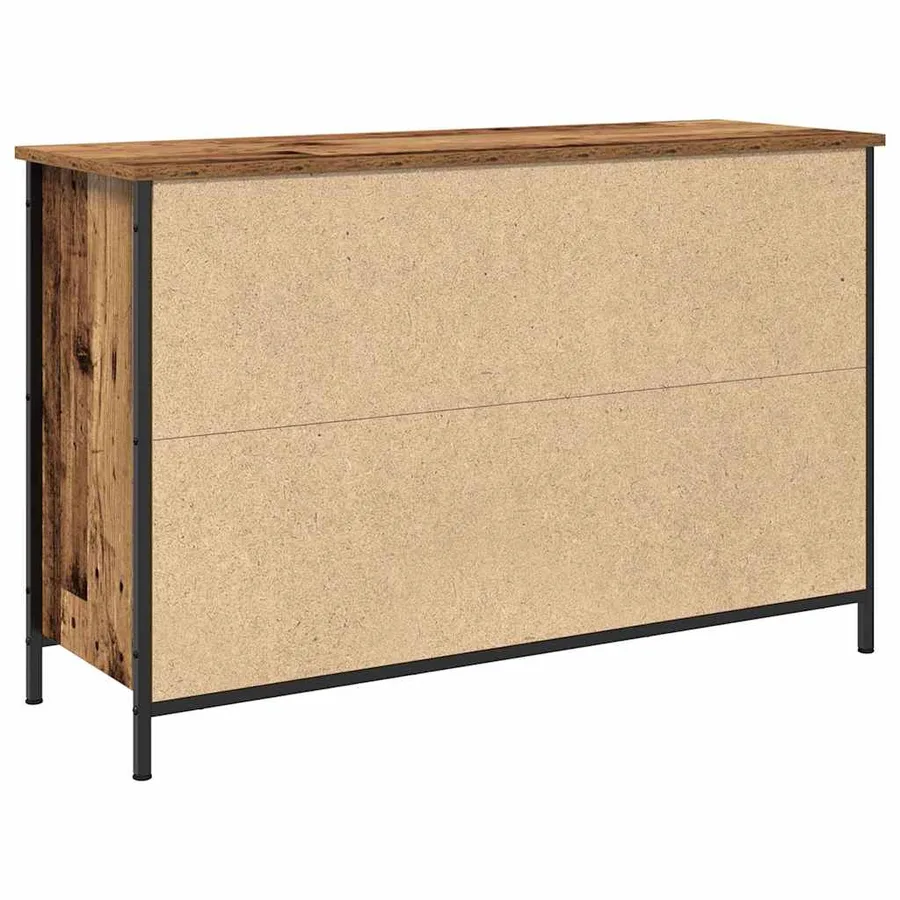 Ensemble meuble TV Montage mural Bois Ancien 101 x 35 x 65 cm - 6