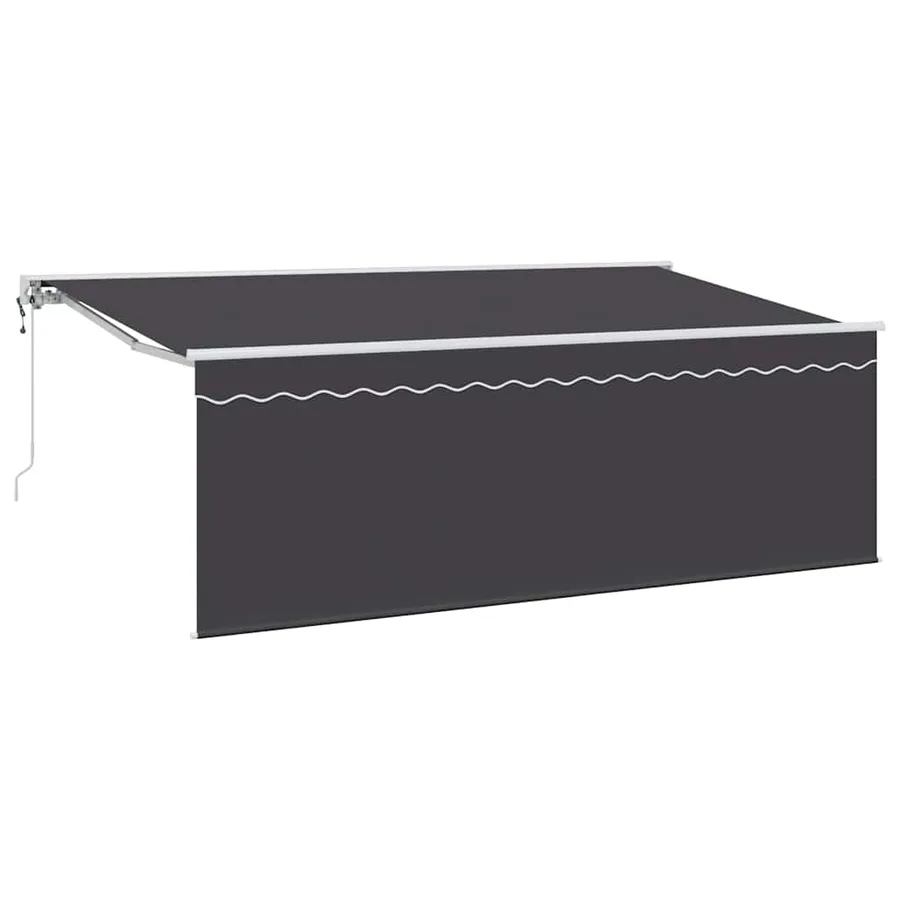 Auvent Rétractable Anthracite 350 x 200 cm - 2