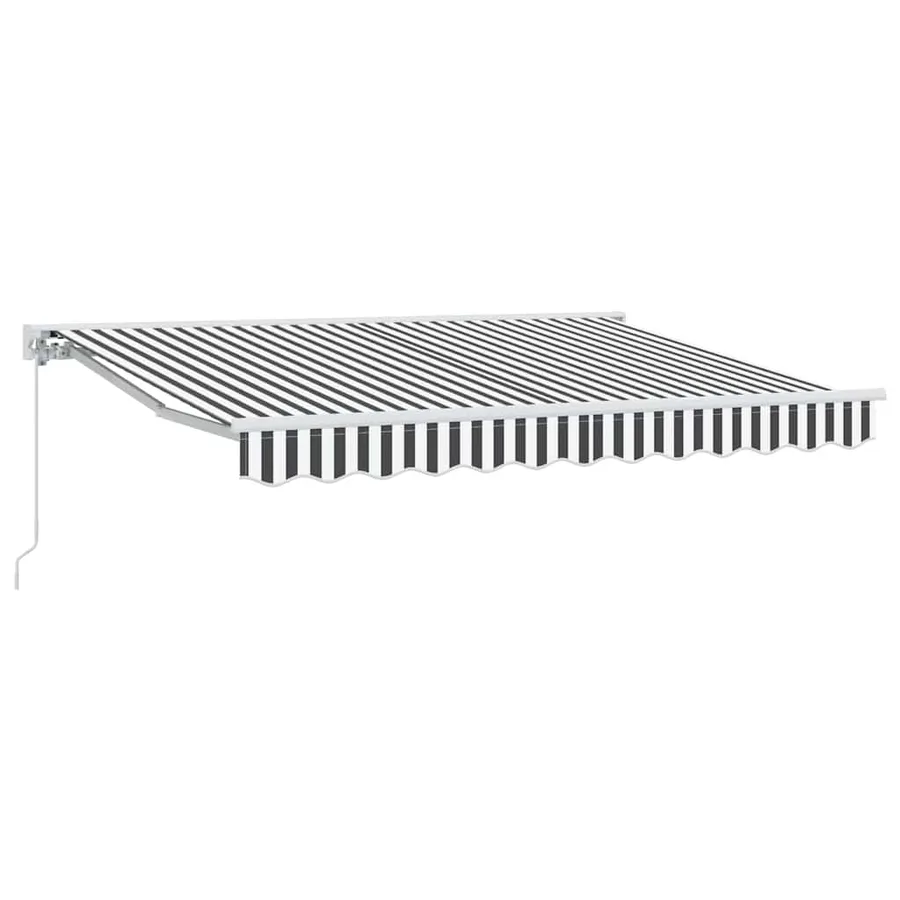 Cadre d'auvent Anthracite et blanc 250 x 200 cm - 2