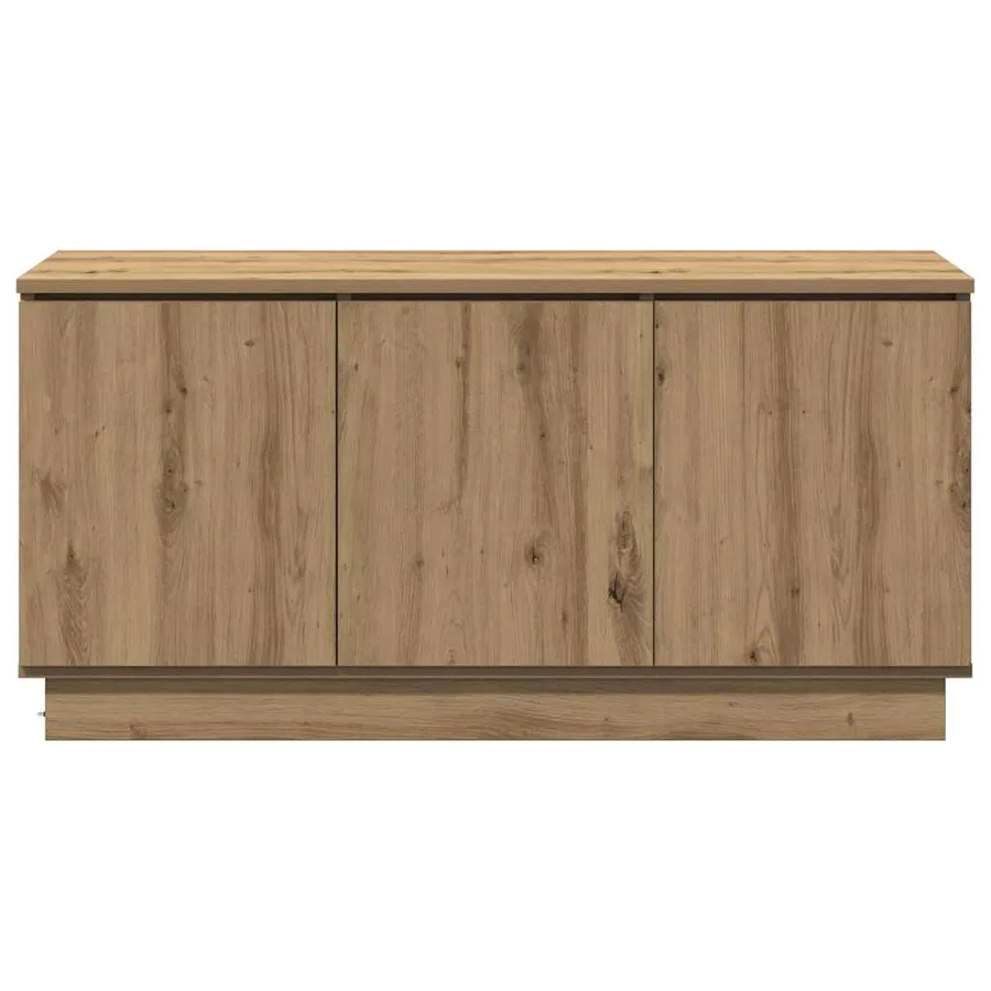 Meuble TV 100 x 38 x 49 cm Chêne artisanal Bois d'ingénierie - 7