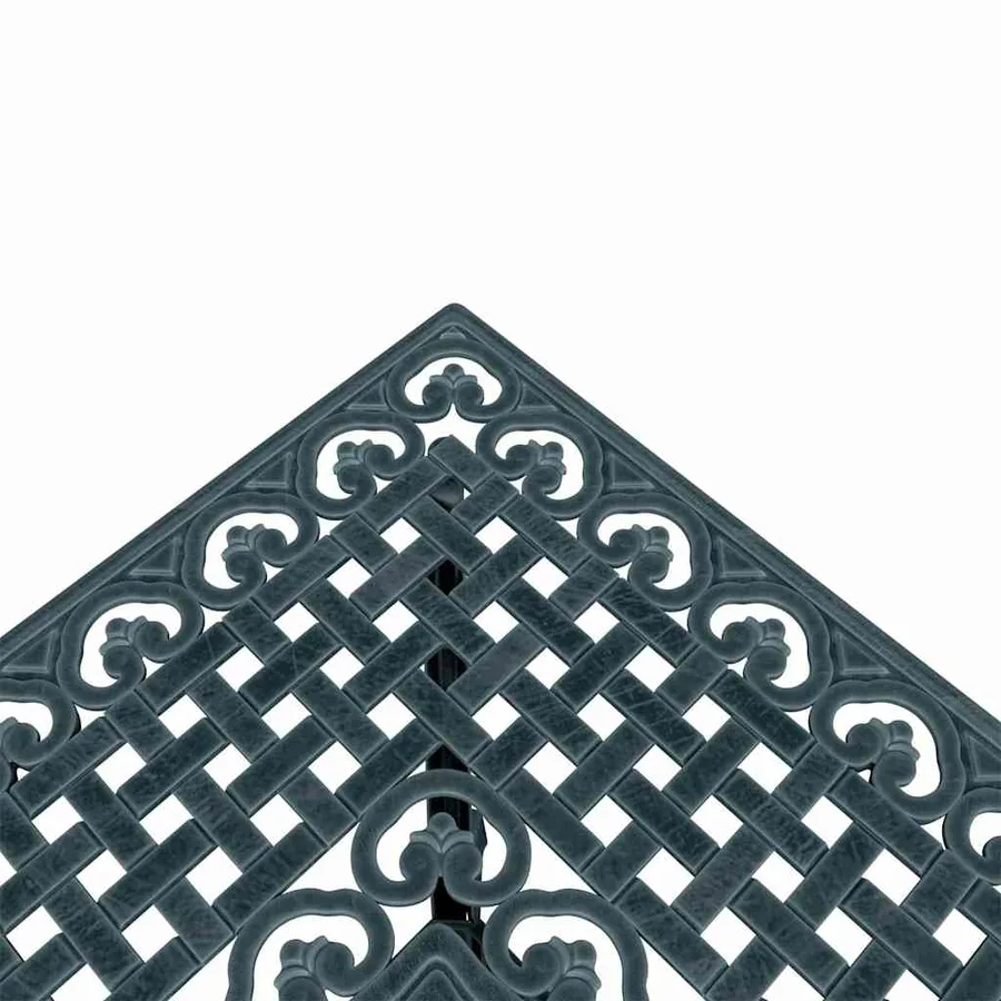 Ensemble de tables de jardin 3 pcs Vert Aluminium coulé - 12