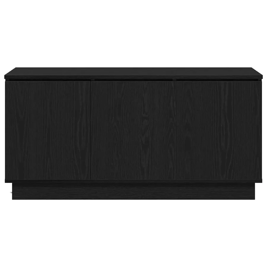 Meuble TV Chêne noir 100 x 38 x 49 cm Bois d'ingénierie - 7