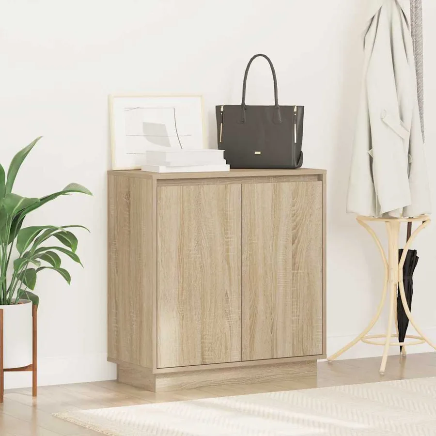Buffet LED Chêne Sonoma 71 x 34,5 x 75 cm Bois d'ingénierie - 5