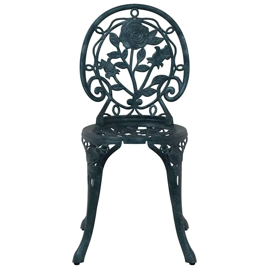 Ensemble bistro de jardin 3 pcs Vert Aluminium - 7