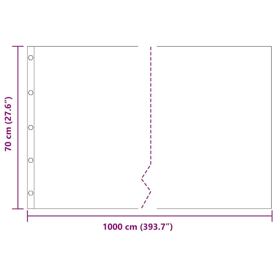 Barrière anti-racines Noir 0,7 x 10 m Polyéthylène - 9